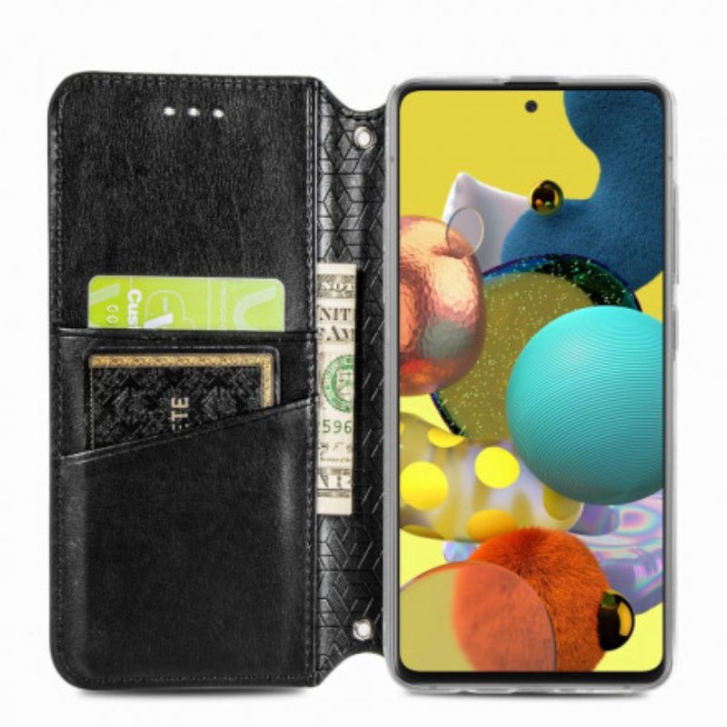 Folio Cover Samsung Galaxy A51 5G Custodia in pelle Mandala