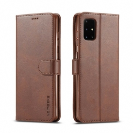 Folio Cover Samsung Galaxy A51 5G Lc.imeeke Effetto Pelle