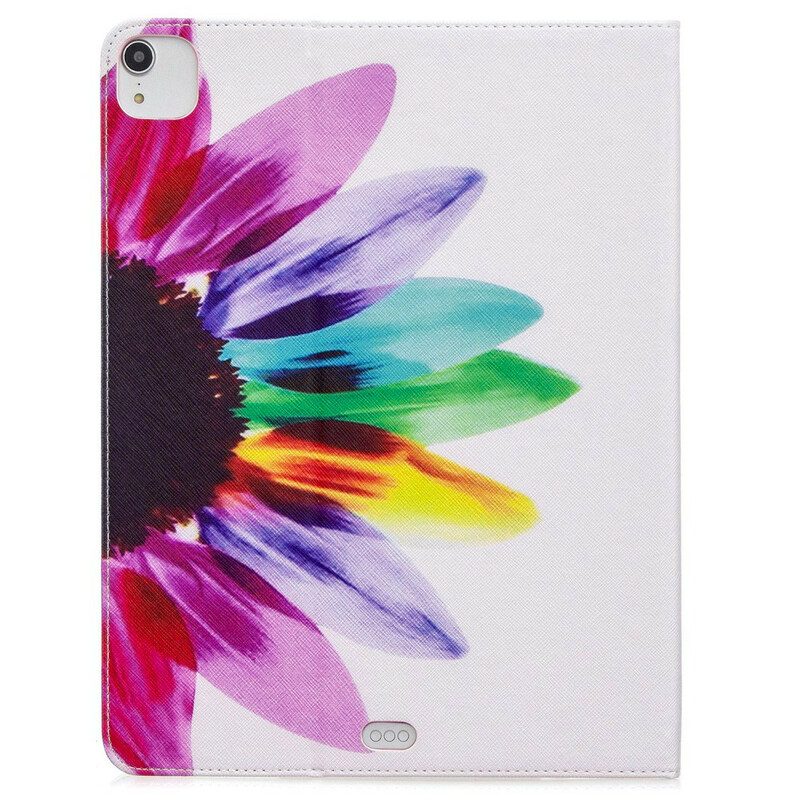 Custodia in pelle iPad Pro 12.9" (2020) Modello Di Stampa Di Petali