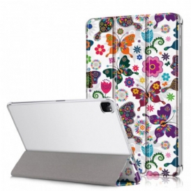 Custodia iPad Pro 12.9" (2020) Farfalle Retrò