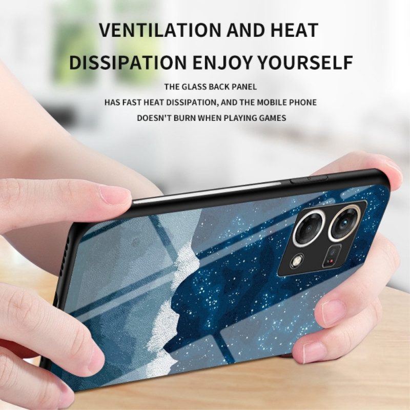 Cover Oppo Reno 7 Modello In Vetro Temperato
