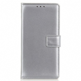 Custodia in pelle Oppo Reno 7 Ecopelle Tinta Unita