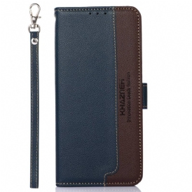 Folio Cover Oppo Reno 7 Lychee Style Rfid Khazneh