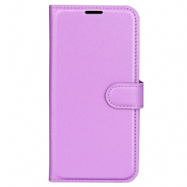 Folio Cover Oppo Reno 7 Stile Classico In Pelle