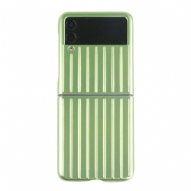 Folio Cover Samsung Galaxy Z Flip 3 5G Custodia in pelle Disegno Della Valigia