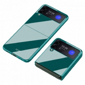 Folio Cover Samsung Galaxy Z Flip 3 5G Custodia in pelle Progetta Di Più