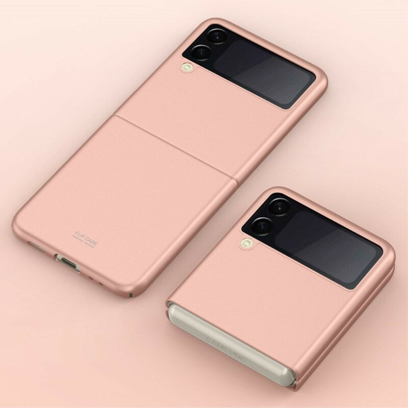 Folio Cover Samsung Galaxy Z Flip 3 5G Custodia in pelle Sensazione Della Pelle