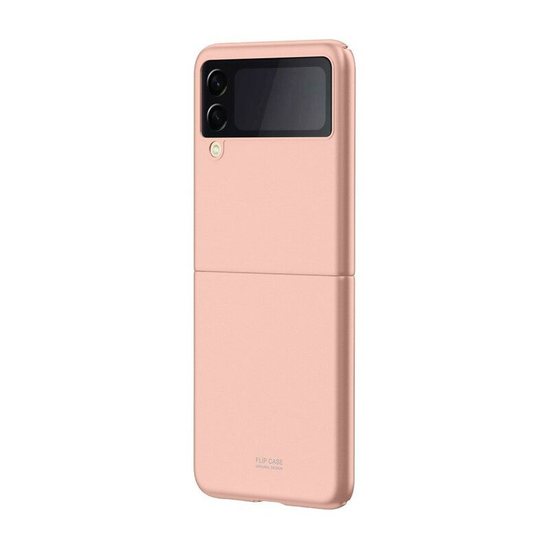 Folio Cover Samsung Galaxy Z Flip 3 5G Custodia in pelle Sensazione Della Pelle