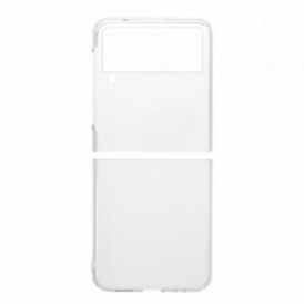 Folio Cover Samsung Galaxy Z Flip 3 5G Custodia in pelle Trasparente