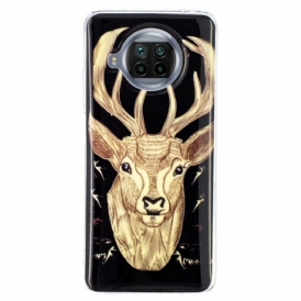 Cover Xiaomi Mi 10T Lite Cervo Maestoso Al Neon