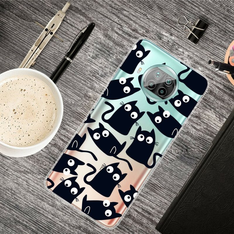 Cover Xiaomi Mi 10T Lite Gatti Neri