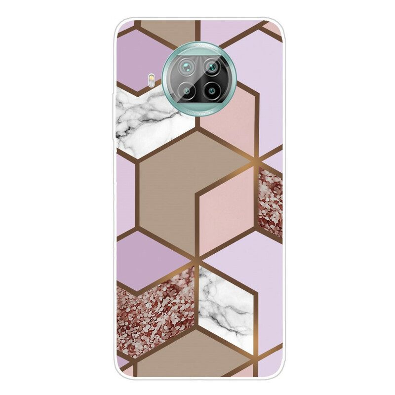 Cover Xiaomi Mi 10T Lite Geometria Del Marmo