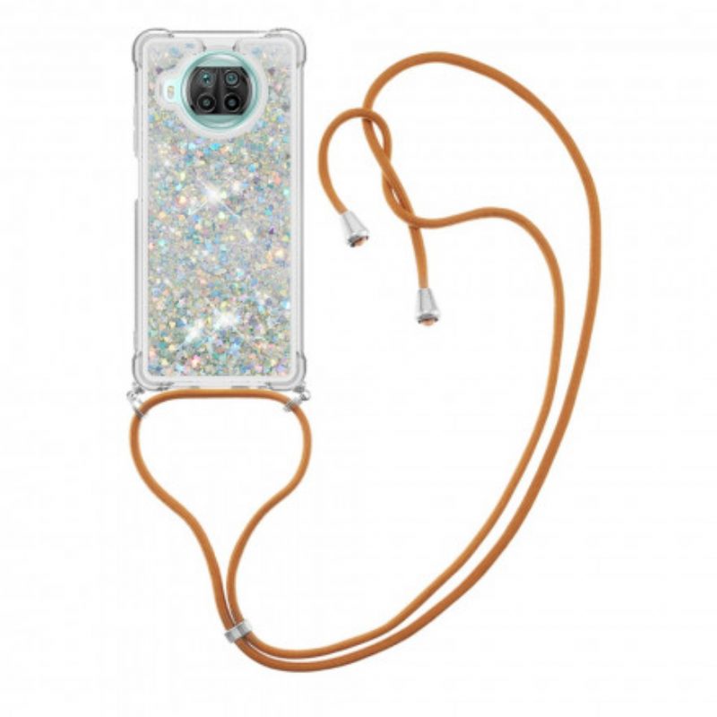 Cover Xiaomi Mi 10T Lite Paillettes Con Coulisse