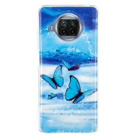 Cover Xiaomi Mi 10T Lite Serie Di Farfalle Al Neon