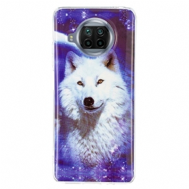 Cover Xiaomi Mi 10T Lite Serie Di Lupi Fluorescenti