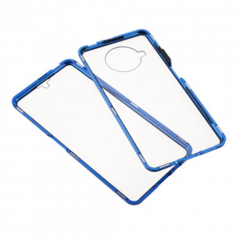 Cover Xiaomi Mi 10T Lite Vetro Temperato Anteriore E Posteriore E Metallo