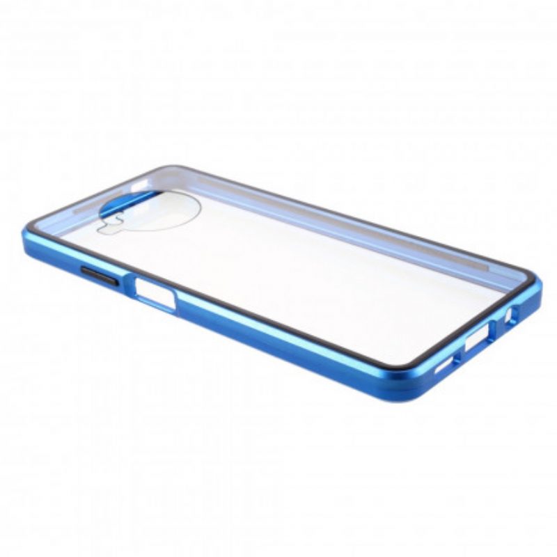 Cover Xiaomi Mi 10T Lite Vetro Temperato Anteriore E Posteriore E Metallo