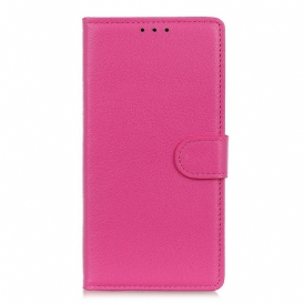 Custodia in pelle Xiaomi Mi 10T Lite Effetto Pelle Litchi