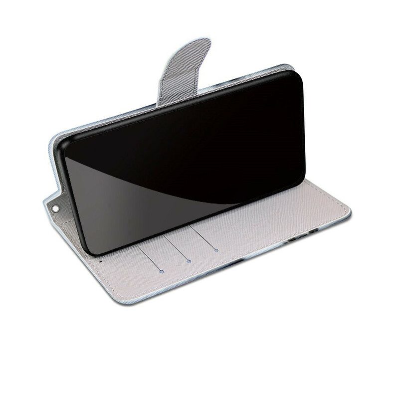 Custodia in pelle Xiaomi Mi 10T Lite Gattino Strappy