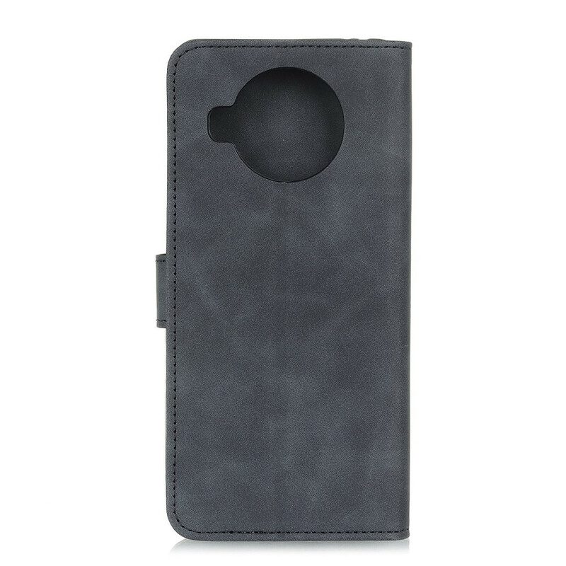 Custodia in pelle Xiaomi Mi 10T Lite Khazneh Effetto Pelle Vintage