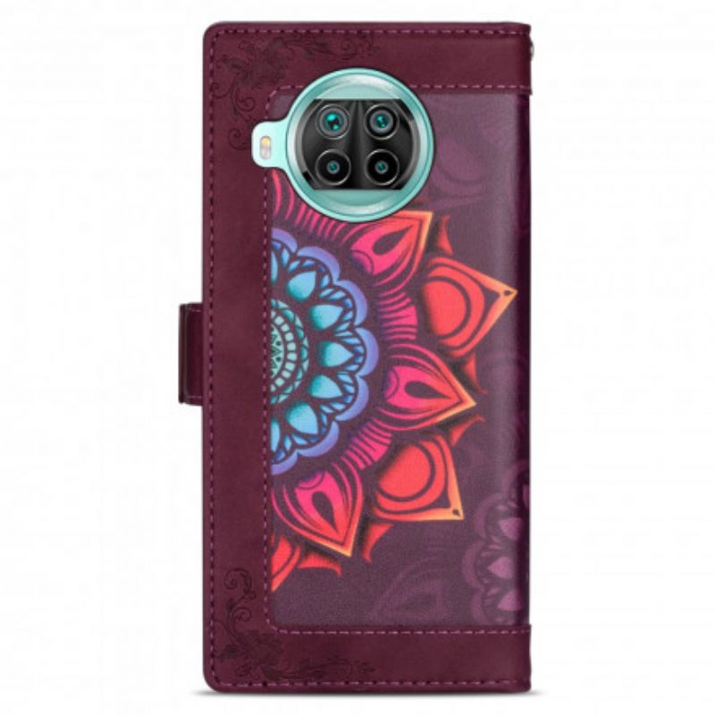 Custodia in pelle Xiaomi Mi 10T Lite Mandala Strappy