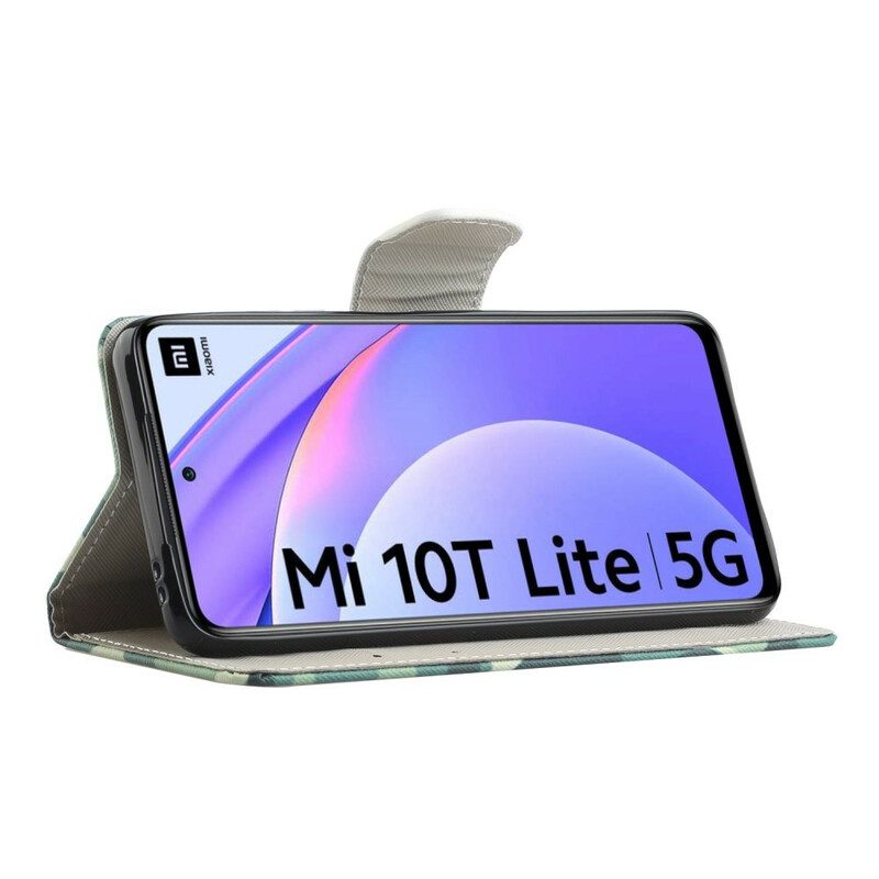 Custodia in pelle Xiaomi Mi 10T Lite Retrò Torre Eiffel