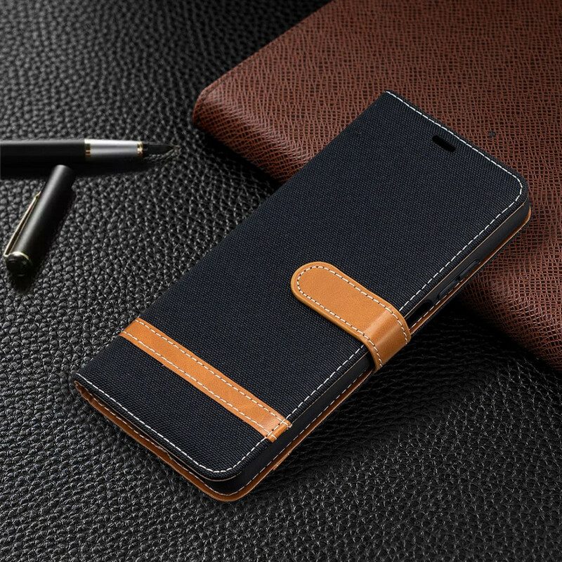 Custodia in pelle Xiaomi Mi 10T Lite Tessuto
