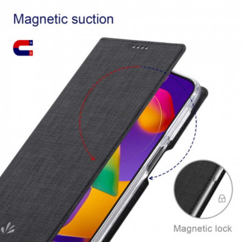 Folio Cover Xiaomi Mi 10T Lite Custodia in pelle Tessuto Vili Dmk