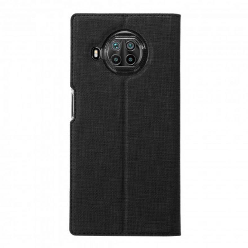 Folio Cover Xiaomi Mi 10T Lite Custodia in pelle Tessuto Vili Dmk