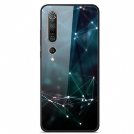 Cover Xiaomi Mi 10 / 10 Pro Colori Astratti In Vetro Temperato