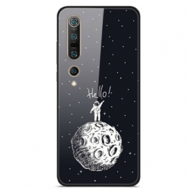 Cover Xiaomi Mi 10 / 10 Pro Hello Moon Vetro Temperato