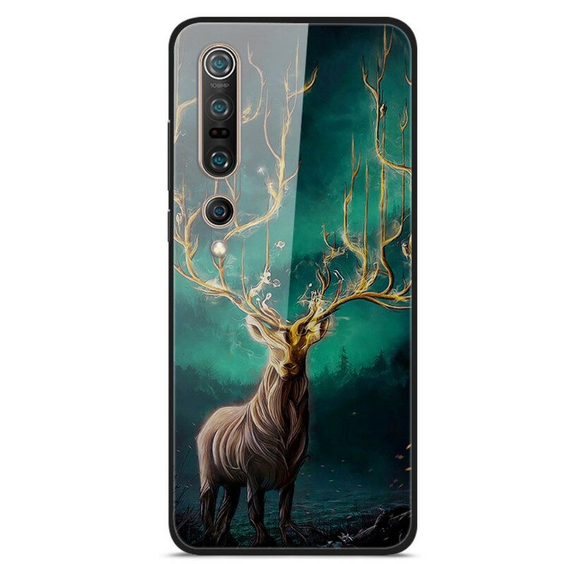 Cover Xiaomi Mi 10 / 10 Pro Re Dei Cervi In Vetro Temperato