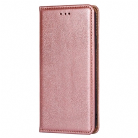 Folio Cover Xiaomi Redmi 10X / 10X Pro Custodia in pelle Cuciture In Ecopelle