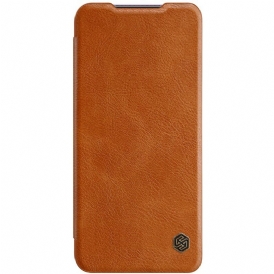 Folio Cover Xiaomi Redmi 10X / 10X Pro Custodia in pelle Serie Nillkin Qin