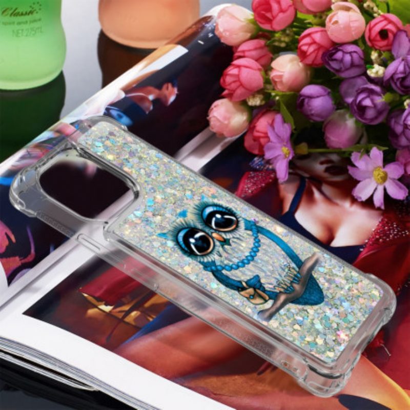 Cover Xiaomi Mi 11 (5G) Miss Owl Paillettes