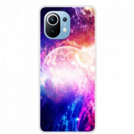 Cover Xiaomi Mi 11 (5G) Pianeti In Silicone In Fiamme