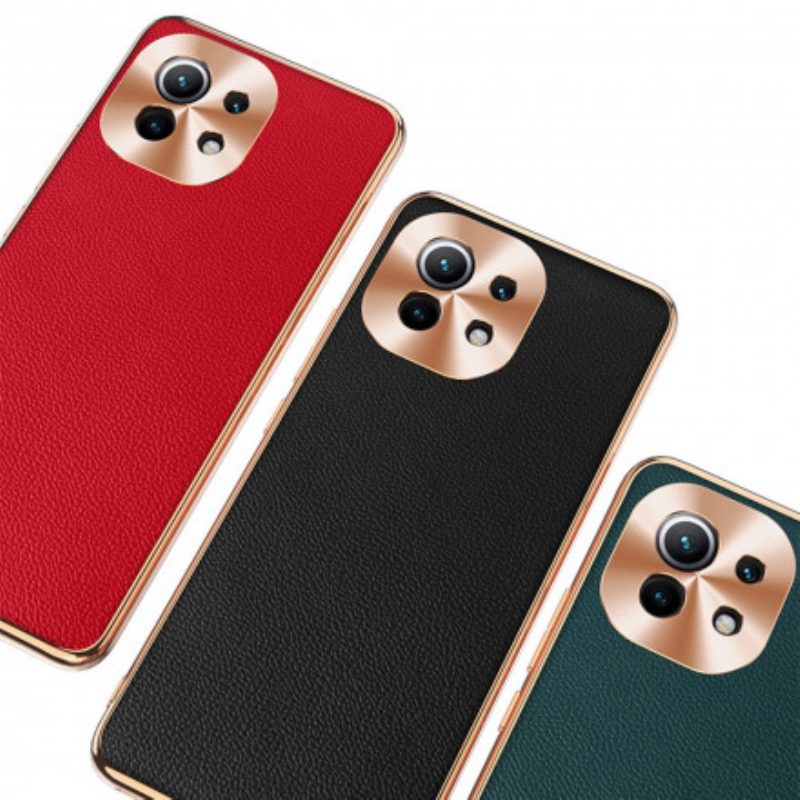 Cover Xiaomi Mi 11 (5G) Protezione Modulo Foto In Vera Pelle
