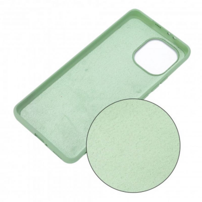 Cover Xiaomi Mi 11 (5G) Silicone Liquido Con Cordino