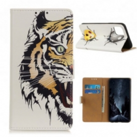 Custodia A Portafoglio Xiaomi Mi 11 (5G) Tigre Feroce