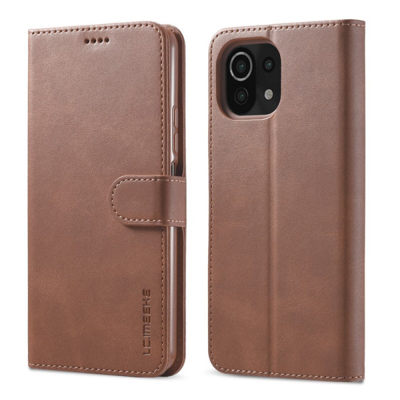 Custodia in pelle Xiaomi Mi 11 (5G) Lc.imeeke Effetto Pelle