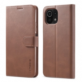 Custodia in pelle Xiaomi Mi 11 (5G) Lc.imeeke Effetto Pelle