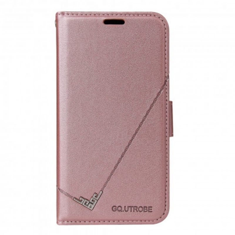 Custodia in pelle Xiaomi Mi 11 (5G) Similpelle Fantasia Metallo Gq.utrobe