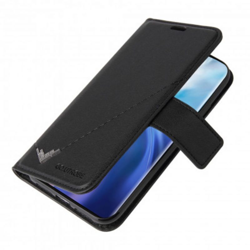 Custodia in pelle Xiaomi Mi 11 (5G) Similpelle Fantasia Metallo Gq.utrobe
