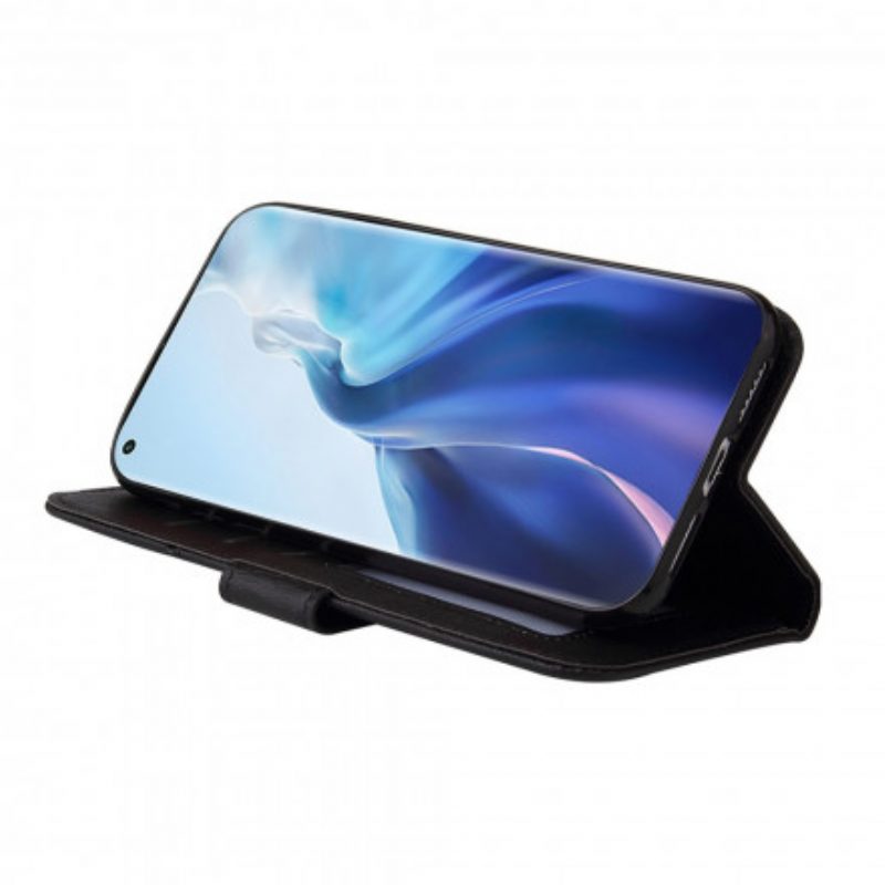 Custodia in pelle Xiaomi Mi 11 (5G) Similpelle Fantasia Metallo Gq.utrobe