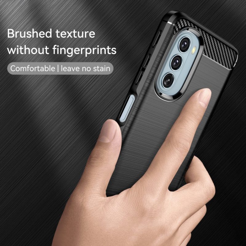 Cover Moto G51 5G Fibra Di Carbonio Spazzolata