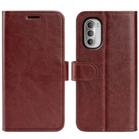 Custodia in pelle Moto G51 5G Effetto Pelle Di Design