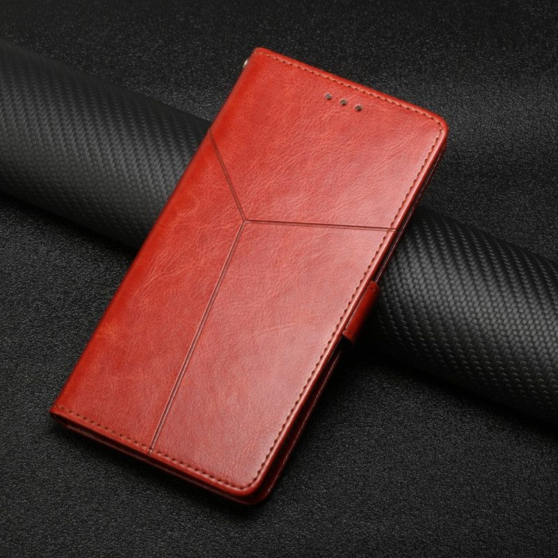 Custodia in pelle Moto G51 5G Stile Pelle Geo Y Design