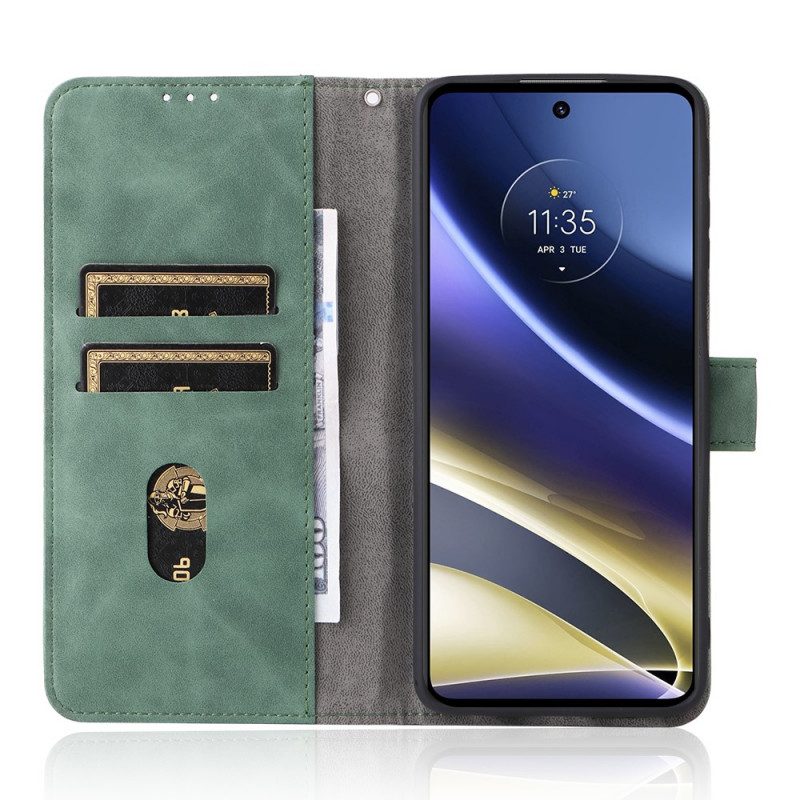 Custodia in pelle Moto G51 5G Tocco Di Pelle Vintage