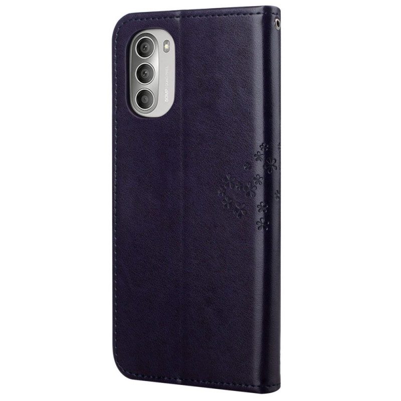 Folio Cover Moto G51 5G Perizoma Albero E Gufi