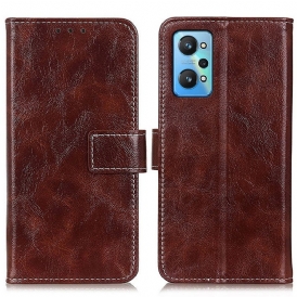 Custodia in pelle Realme GT Neo 3T / Neo 2 Cuciture Lucide Ea Vista